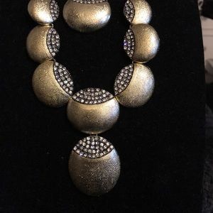 Necklace and earrings